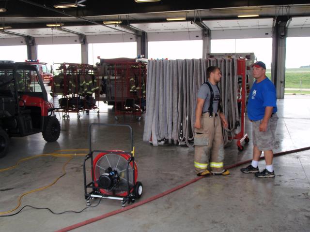 cleanup after the fire. 07.31.2010
